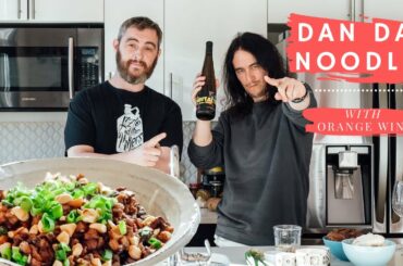Vegan Sichuan DAN DAN NOODLES Paired with Orange Wine Christmas Recipe | The Junkie Twins