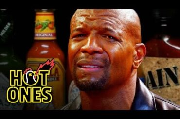 Terry Crews Hallucinates While Eating Spicy Wings | Hot Ones