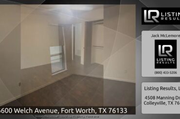 6600 Welch Avenue, Fort Worth, TX 76133