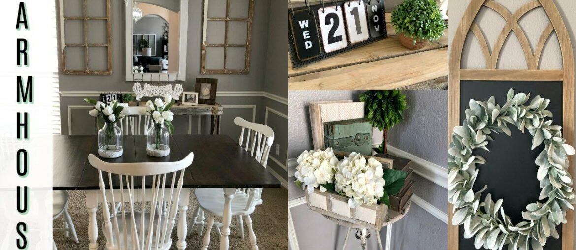DINING ROOM MAKEOVER | FARMHOUSE DINING ROOM MAKEOVER | FARMHOUSE