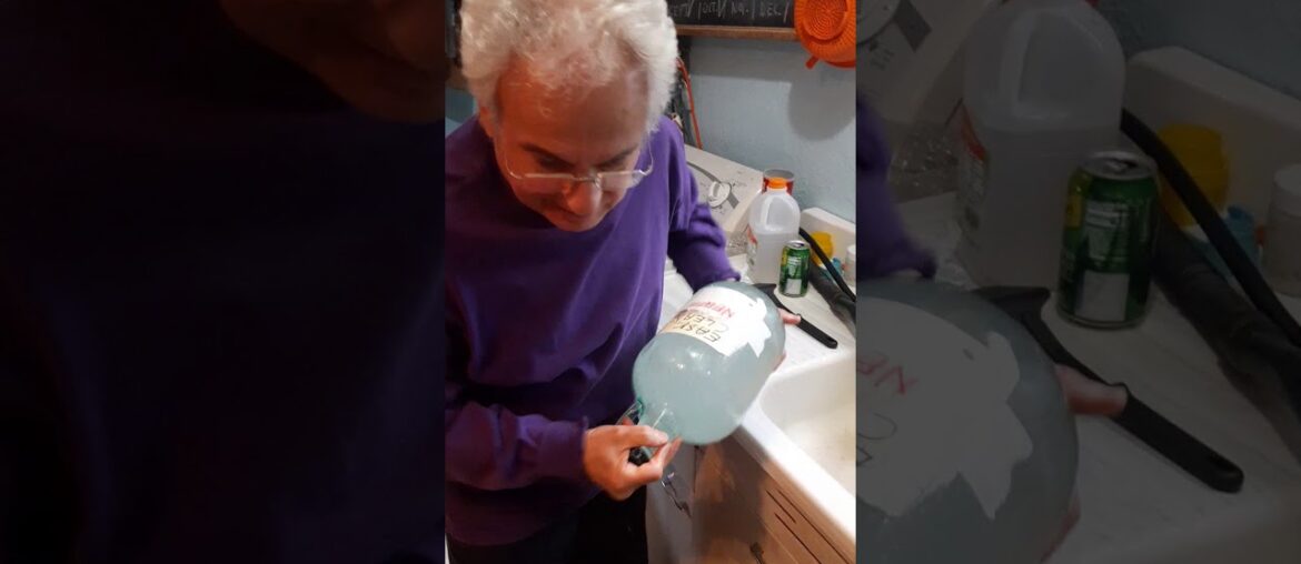 Racking red wine with Aldo Part 1 Racking red wine with Aldo Part 1