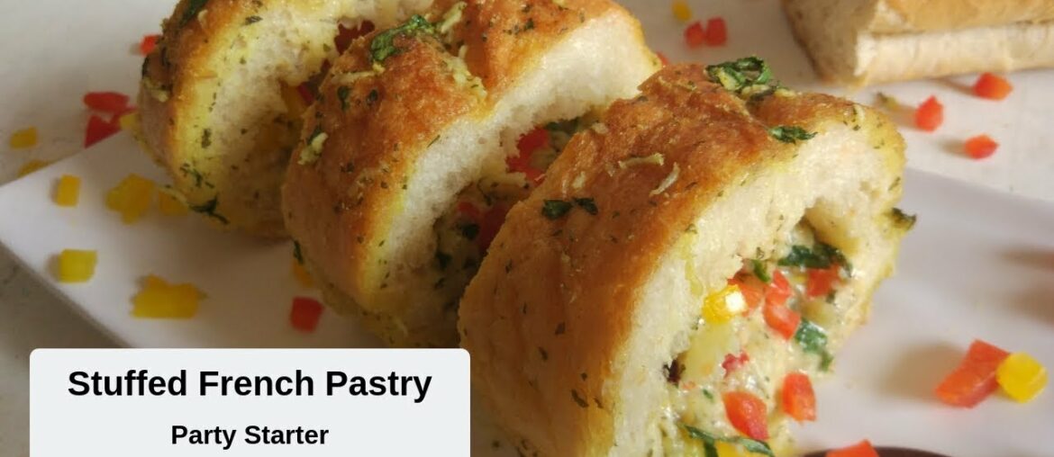 Stuffed French Pastry I Party Starter I Kids Recipes I roshniscuisine