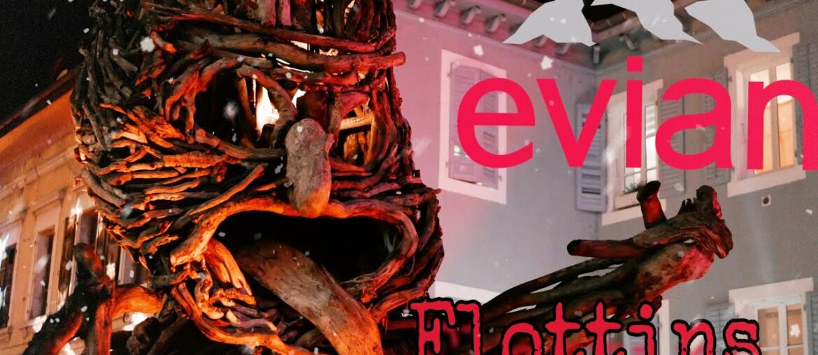 Evian's strange Christmas village: THE FLOTTINS