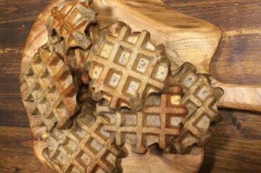 Medieval cheese & wine waffles