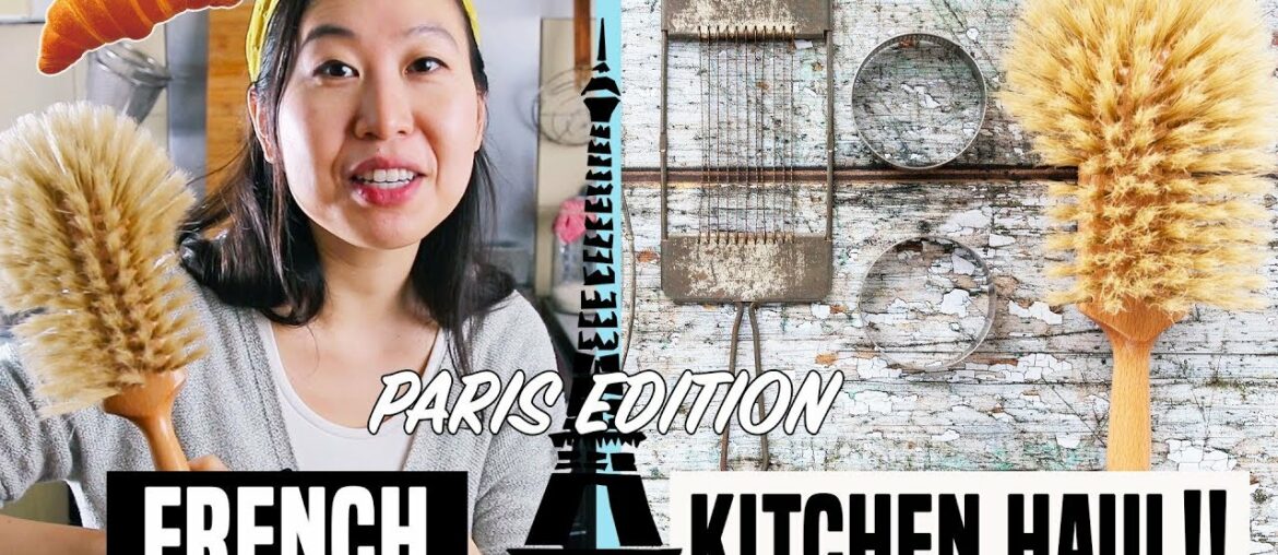 FRENCH KITCHEN HAUL!! | (VINTAGE MARKET IN PARIS!! 🥐🥐)