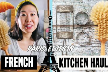 FRENCH KITCHEN HAUL!! | (VINTAGE MARKET IN PARIS!! 🥐🥐)