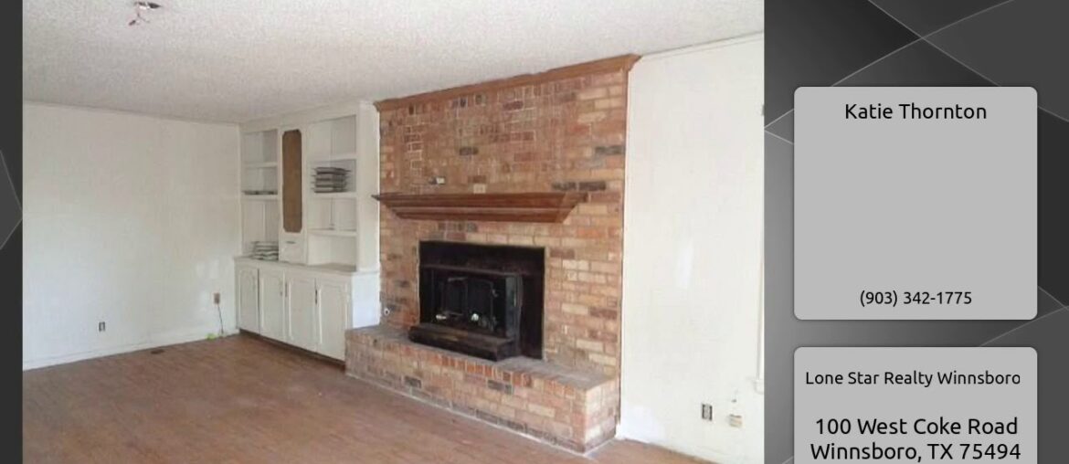 202 W Coke Road, Winnsboro, TX 75494