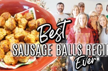 BEST SAUSAGE BALLS RECIPE EVER | EASY APPETIZER | JESSICA O'DONOHUE