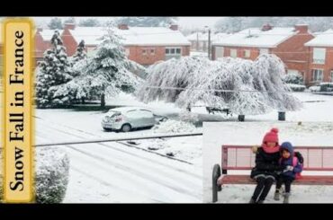 பிரான்சின் பனிப்பொழிவு பார்க்கலாம் | Snow Fall in France | Snow day Vlog in Tamil | Tamil VLOG