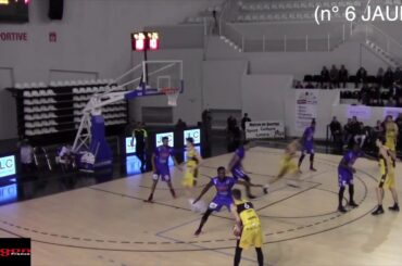 Sébastien CAPE (n° 6 JAUNE) BORDEAUX TOURS NM1 FFBB 20 12 2019