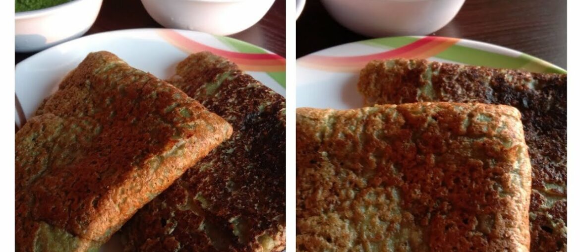 हिरव्या मुगाचा झटपट आणि पौष्टिक डोसा | Instant breakfast recipe|  Healthy Whole Green Moong  Dosa