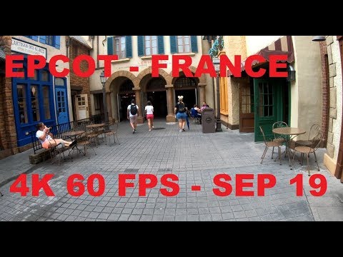 Walt Disney World – EPCOT France – Sep 19 – 4K 60FPS Full Walkthrough Walt Disney World - EPCOT France - Sep 19 - 4K 60FPS Full Walkthrough