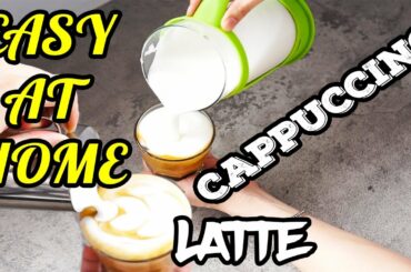 MAKE LATTE AT HOME WITH FRENCH PRESS NO MACHINE | CARA BIKIN KOPI LATTE SEDERHANA RUMAH TANPA MESIN!