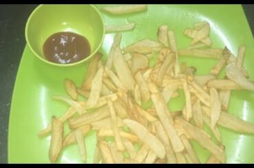 குட்டி பாப்பா சுவைக்கும் crispy potato french fries - உருளைக்கிழங்கு fry