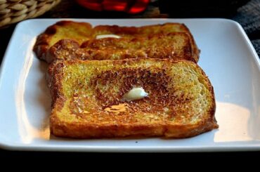 Eggless French Toast Recipe | How to Make Eggless French Toast