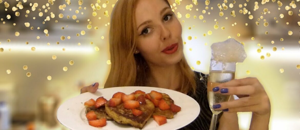 New Year's Breakfast! Cinnamon French Toast With A Champagne Sparkler Cocktail! New Year's Breakfast! Cinnamon French Toast With A Champagne Sparkler Cocktail!