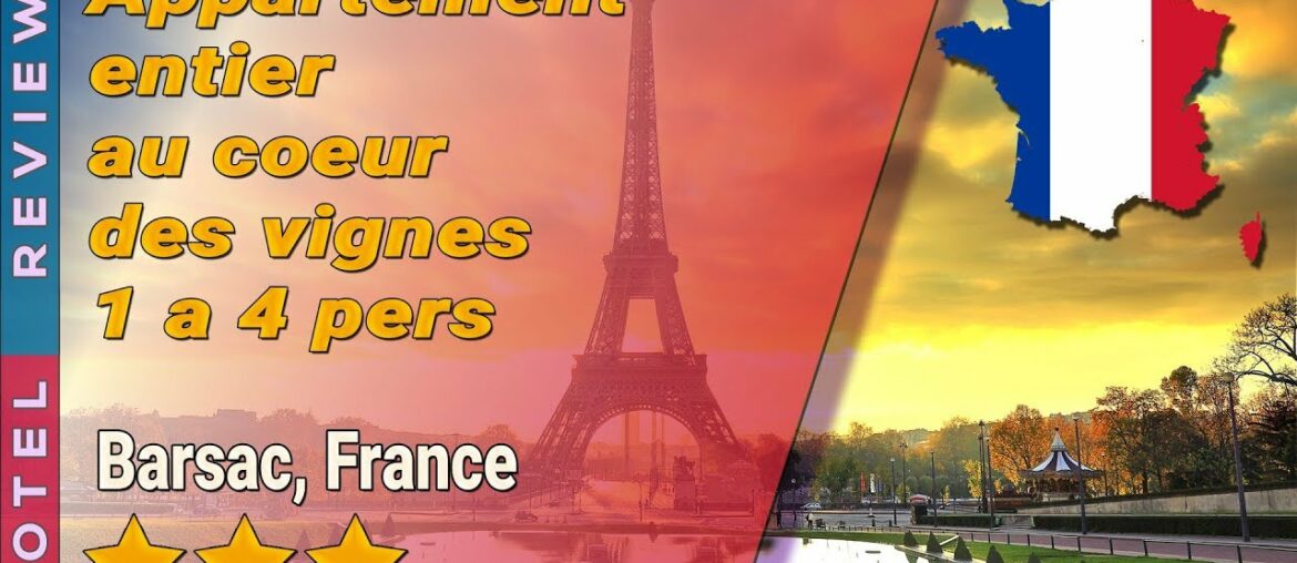 Appartement entier au coeur des vignes 1 a 4 pers hotel review | France in Barsac | France Hotels