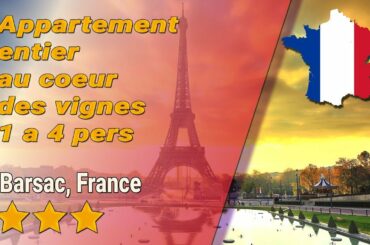 Appartement entier au coeur des vignes 1 a 4 pers hotel review | France in Barsac | France Hotels