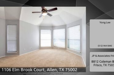1106 Elm Brook Court, Allen, TX 75002