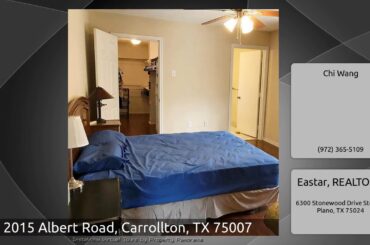 2015 Albert Road, Carrollton, TX 75007