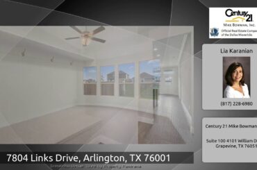 7804 Links Drive, Arlington, TX 76001