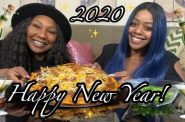 Loaded Chili CHEESE French Fries Mukbang 먹방 EATING SHOW!! | Happy New Year Baby Loves!