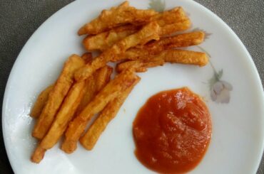 KFC സ്റ്റൈലിൽ ഒരു വെറൈറ്റി ഫ്രഞ്ച് ഫ്രൈസ് -Home made french fries recipe malayalam