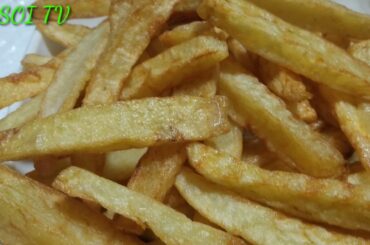 क्रिस्पी फ्रेंच फ्राइज की सीक्रेट रेसिपी/ crispy french fries recipe/ rasoi tv