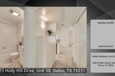7525 Holly Hill Drive, Unit 58, Dallas, TX 75231