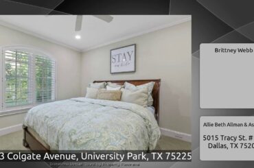 4113 Colgate Avenue, University Park, TX 75225