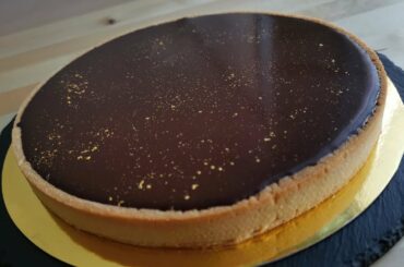 How to make Chocolate Cream Tart | Mirror Glaze Chocolate Tart Recipe