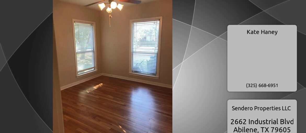 3326 Ward Drive, Abilene, TX 79605 3326 Ward Drive, Abilene, TX 79605