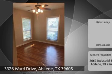 3326 Ward Drive, Abilene, TX 79605