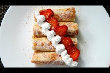 Strawberry French Toast Roll-Ups Recipe