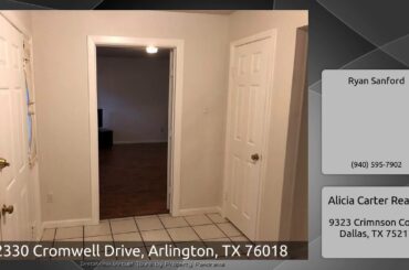2330 Cromwell Drive, Arlington, TX 76018