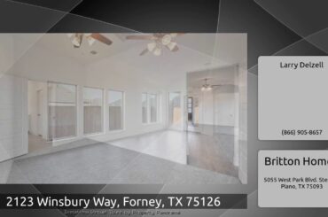 2123 Winsbury Way, Forney, TX 75126