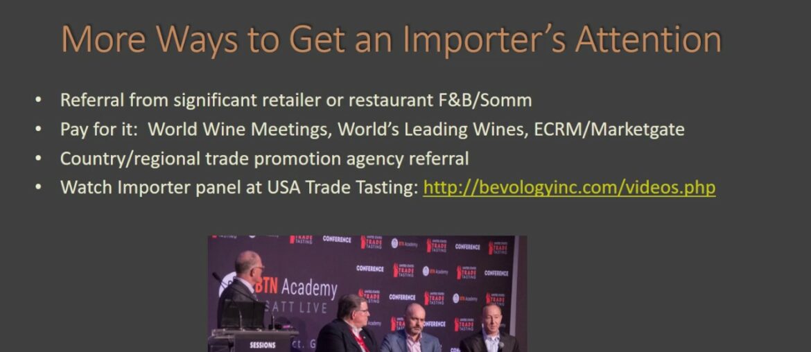 Top Tips for Presenting Wine and Spirit Brands to U.S. Importers Top Tips for Presenting Wine and Spirit Brands to U.S. Importers