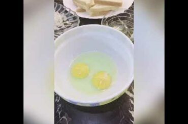 Egg toast recipe