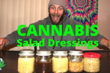 CANNABIS Salad Dressings - OLIVE OIL Based