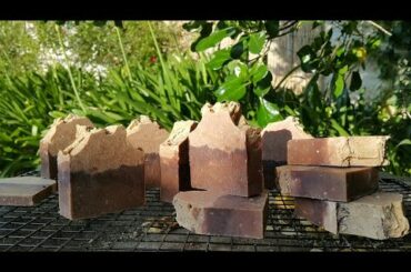 레드와인과 오렌지 E.오일 천연 수제비누 레시피 Red Wine & Orange Essential Oil Soap How to make ALL Natural Soap at Home