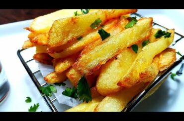 Crispy Potatoes French Fries Recipe at Home | Homemade Restaurant Style French Fries