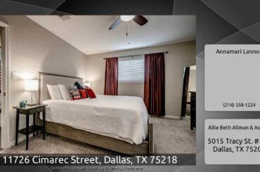 11726 Cimarec Street, Dallas, TX 75218