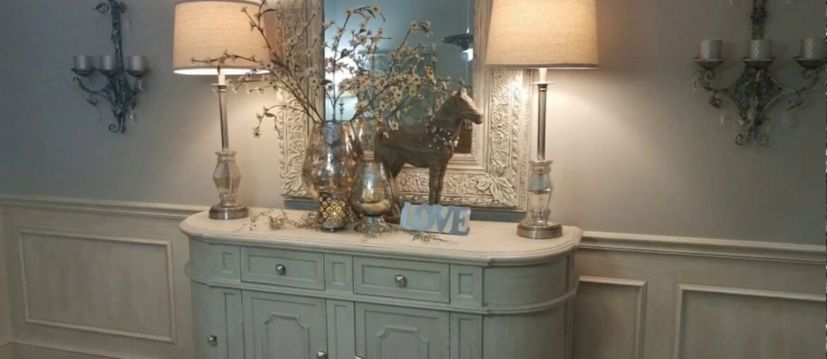 Rustic Glam Dining Room Refresh/Decorating My Buffet