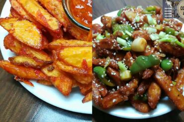 Crispy Coated French Fries and Crispy chilli Potatoes Recipe| hindi recipe