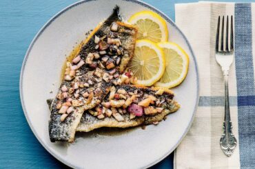 How to Make Seared Trout with Brown Butter Vinaigrette from Café Cancale