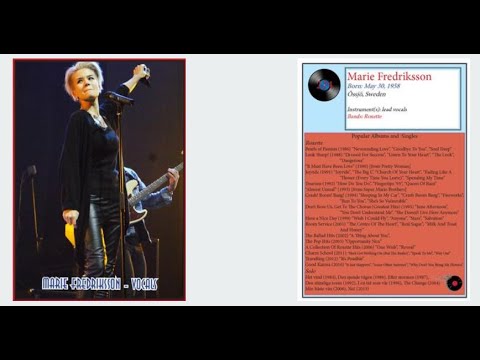 Remembering Marie Fredriksson of Roxette – Dinner with Wine and Roses – January 3, 2020 Remembering Marie Fredriksson of Roxette - Dinner with Wine and Roses - January 3, 2020