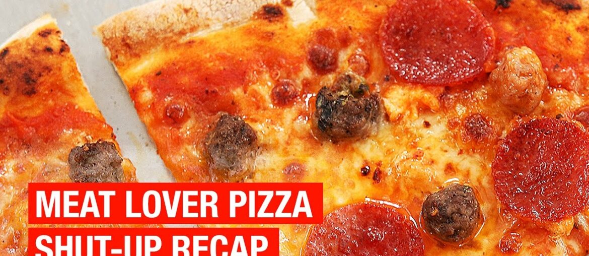 Meat Lover Pizza Recipe Recap #ASMR [ No Voice/ No Music ]