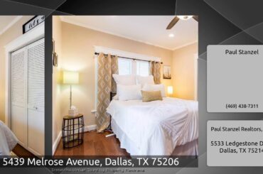 5439 Melrose Avenue, Dallas, TX 75206