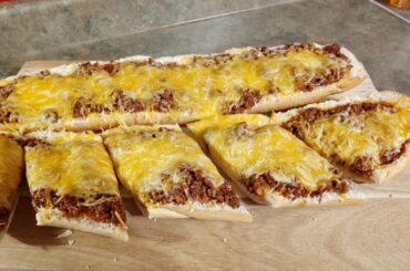 Sloppy Joe French Bread Pizza Recipe