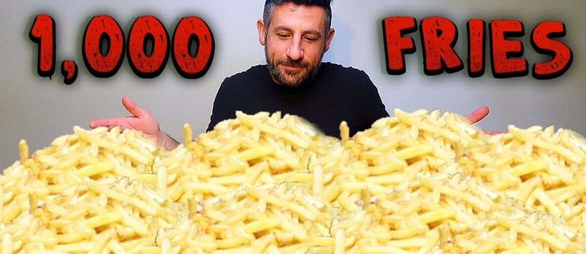 1000 FRENCH FRY CHALLENGE! 1000 FRENCH FRY CHALLENGE!